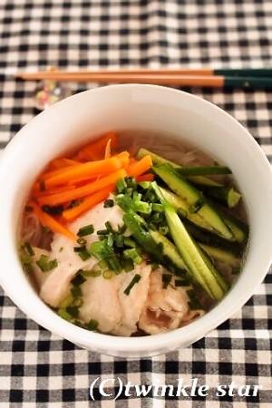 ゆで鶏冷麺