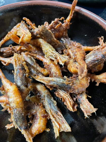 カリカリで香ばしくて美味しかったです！！子供も頭も尻尾もバリバリ食べてました♡