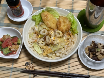 よもぎうどん　トロロト