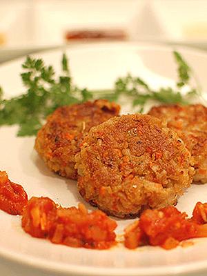 ベジバーグ基本編(有機野菜とグルテンバーガー)