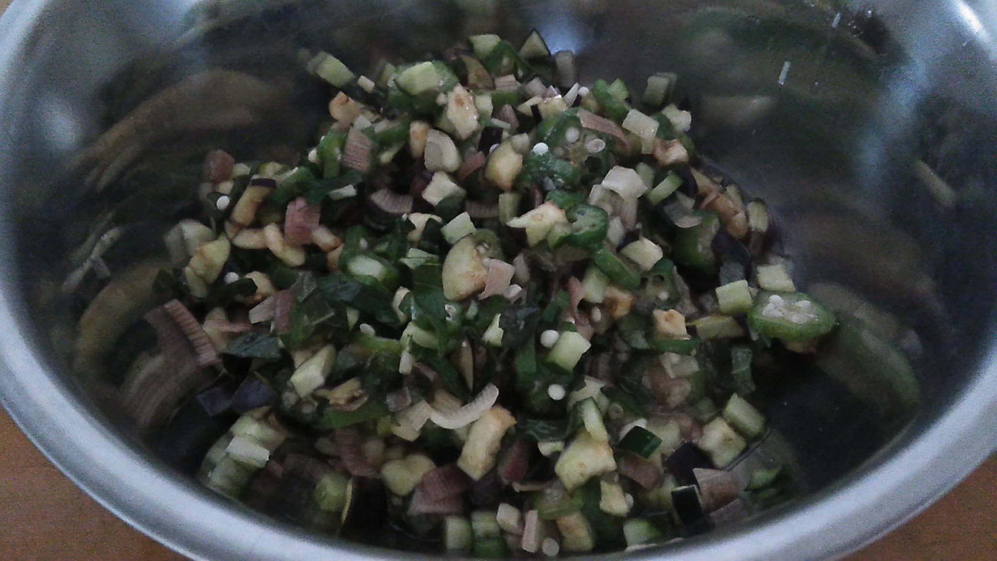 きゅうり 茄子 シソ オクラ ミョウガのだし レシピ 作り方 By 低所得家のごはんの友 楽天レシピ