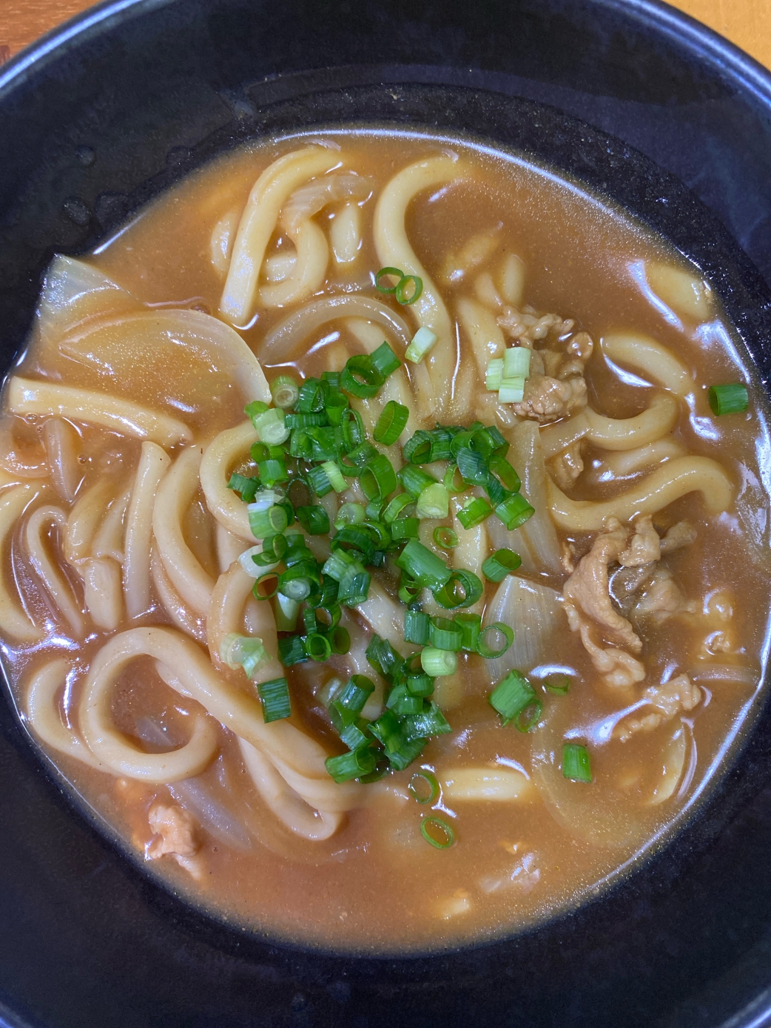 簡単！そば屋風☆カレーうどん