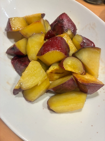 ホットクックで揚げない大学いも