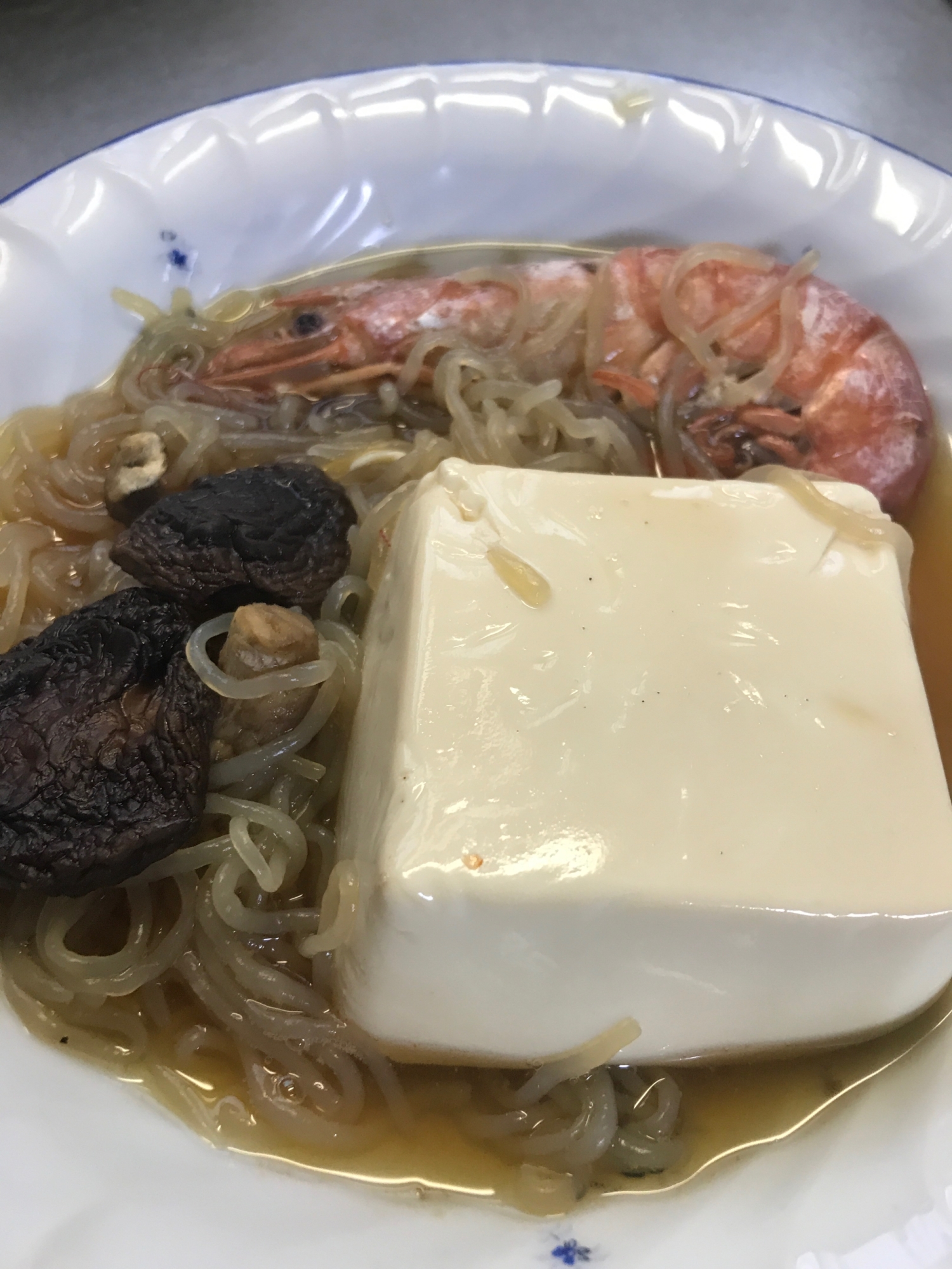 海老と豆腐のスープ