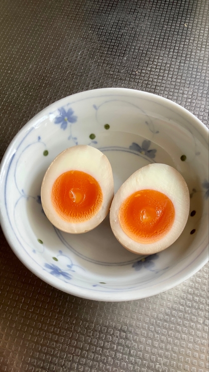 こんにちは♪
初煮卵٩( 'ω' )وとっても味がしみてて美味しかったですラーメンにのっけて食べま〜す(ᵔᴥᵔ)
恋ぷに最終回ハッピーエンドに期待♡