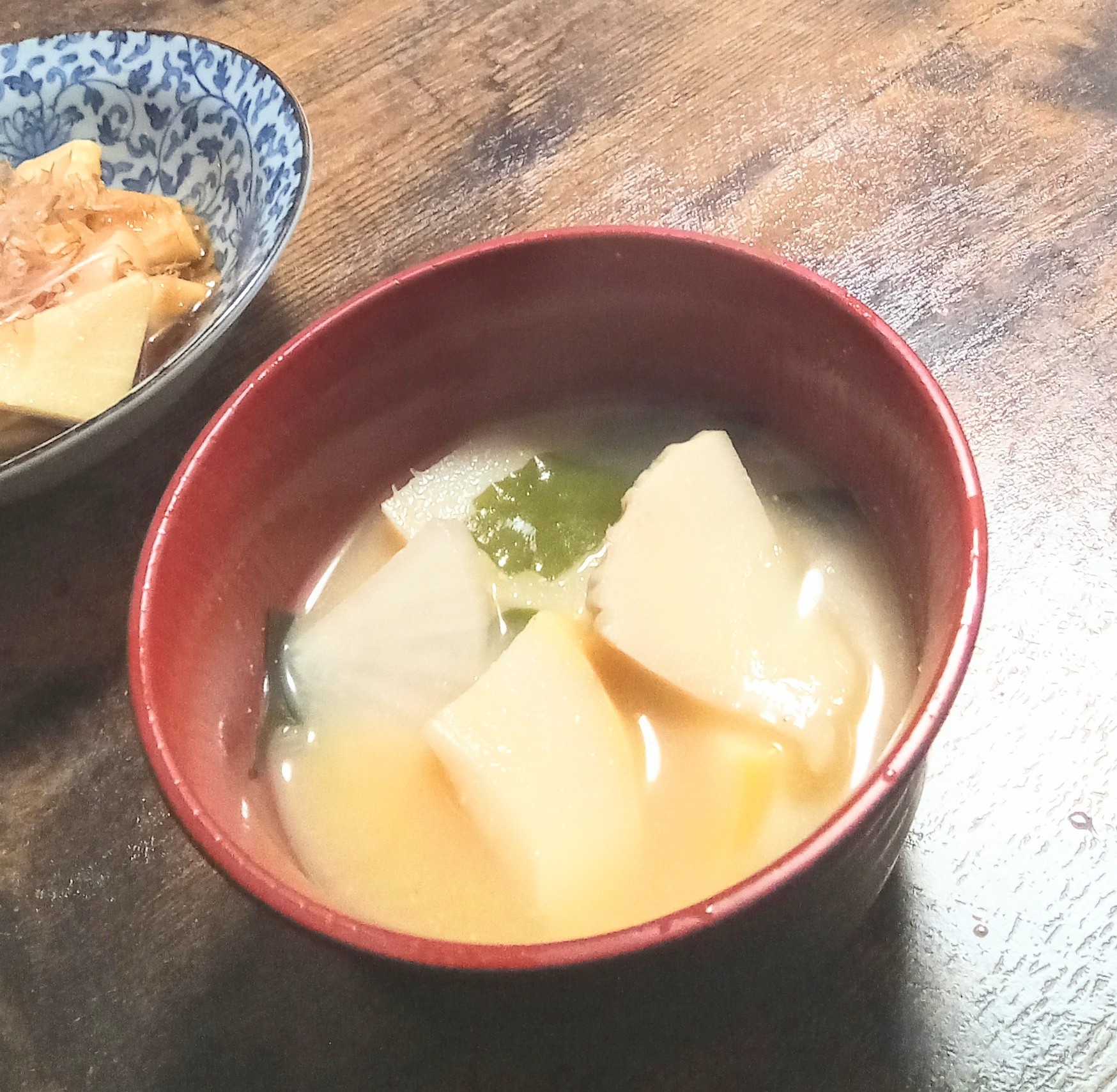大根とたけのこのお味噌汁〜簡単味噌汁〜