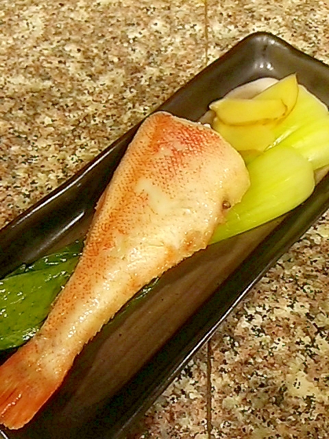 赤魚とチンゲン菜の料亭の味煮