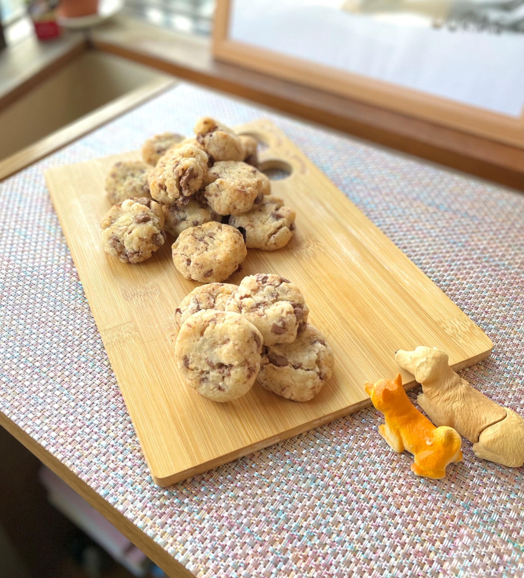 米粉で作る♡チョコバナナクッキー