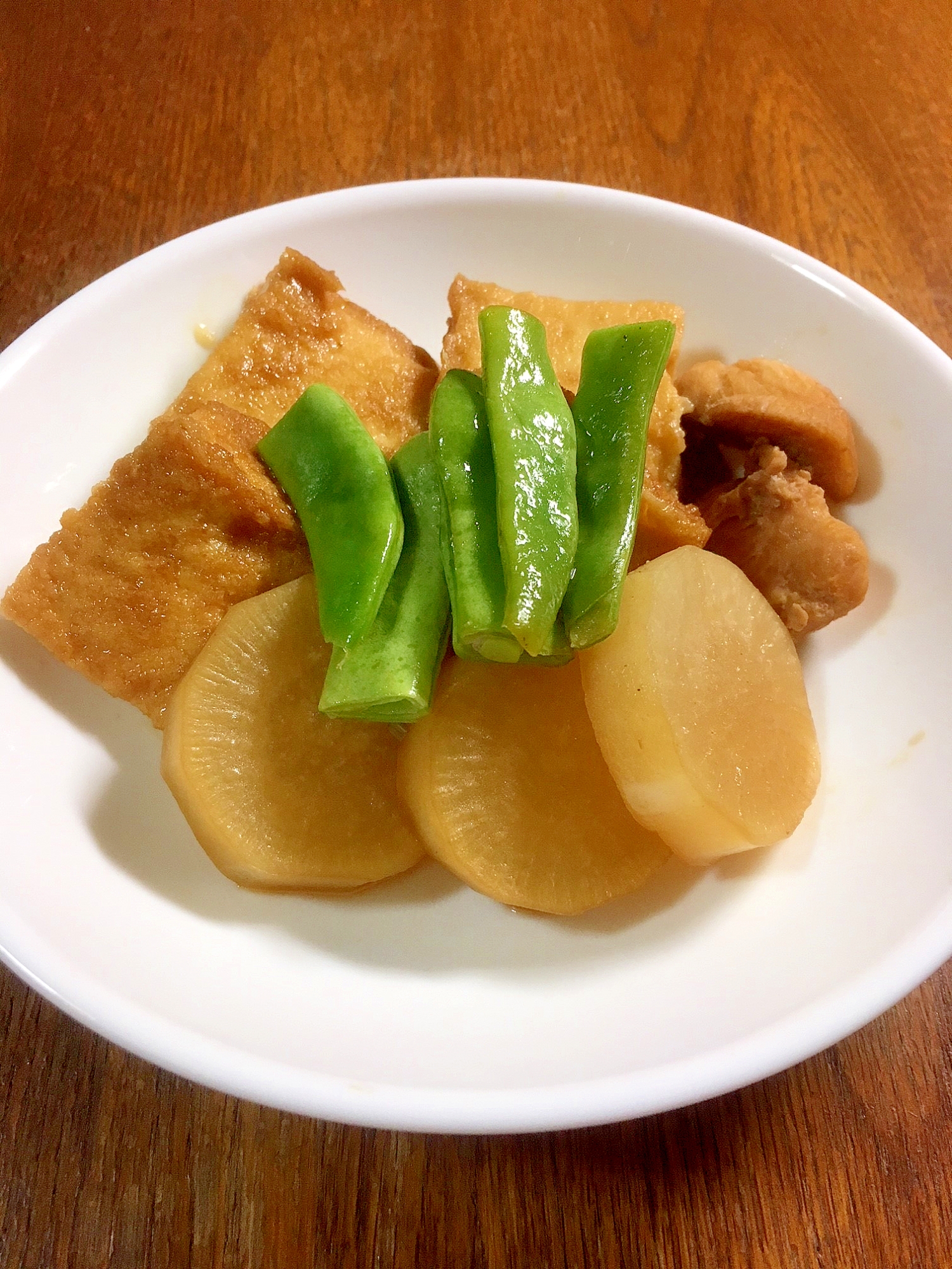 厚揚げといろいろ野菜の煮物