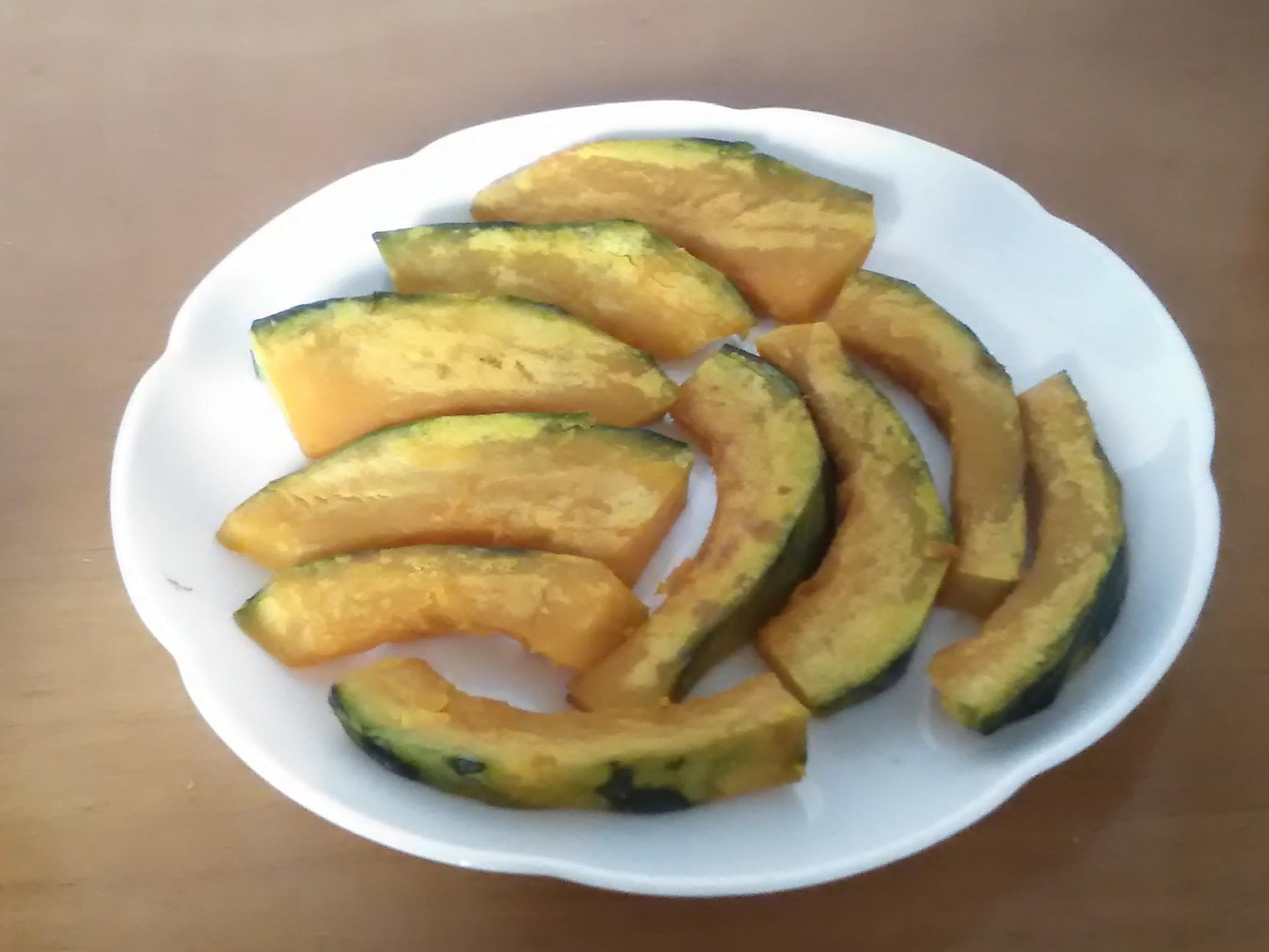 レンジで時短 かぼちゃ焼き レシピ 作り方 By 低所得家のごはんの友 楽天レシピ