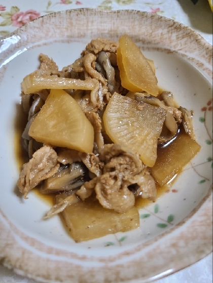 豚肉と大根の炒め煮