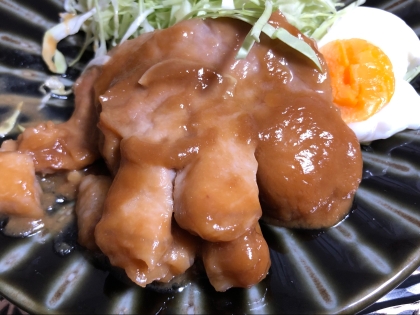 西京味噌に漬け込んだ”豚肉の味噌炒め焼き”