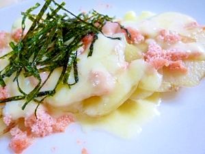 レンジで じゃがいもと明太子のおつまみ レシピ 作り方 By Jp S ビートル 楽天レシピ レンジで じゃがいもと明太子のおつまみ レシピ 作り方 By Jp S ビートル 楽天レシピ