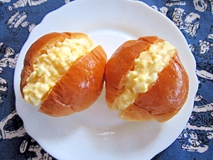 たまごサラダのロールパンサンド レシピ 作り方 By けいちゃん088 楽天レシピ