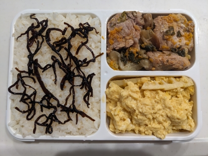 筍の卵とじ、タケノコ入り玉子丼の具