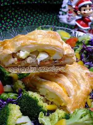 クリスマスパーティーに ゴージャスおかずパイ レシピ 作り方 By カラフルヨアン 楽天レシピ クリスマスパーティーに ゴージャスおかずパイ レシピ 作り方 By カラフルヨアン 楽天レシピ