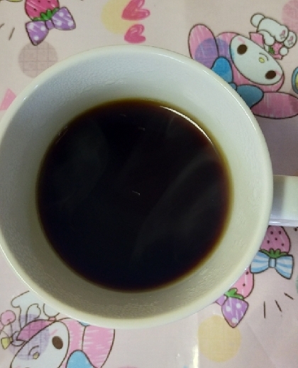 流行りのタピオカをコーヒーに入れちゃう(*´∇`)ﾉ美味しかったです.｡ﾟ+.╰( Ｕ ・ᴥ・)mﾟ+.ﾟ