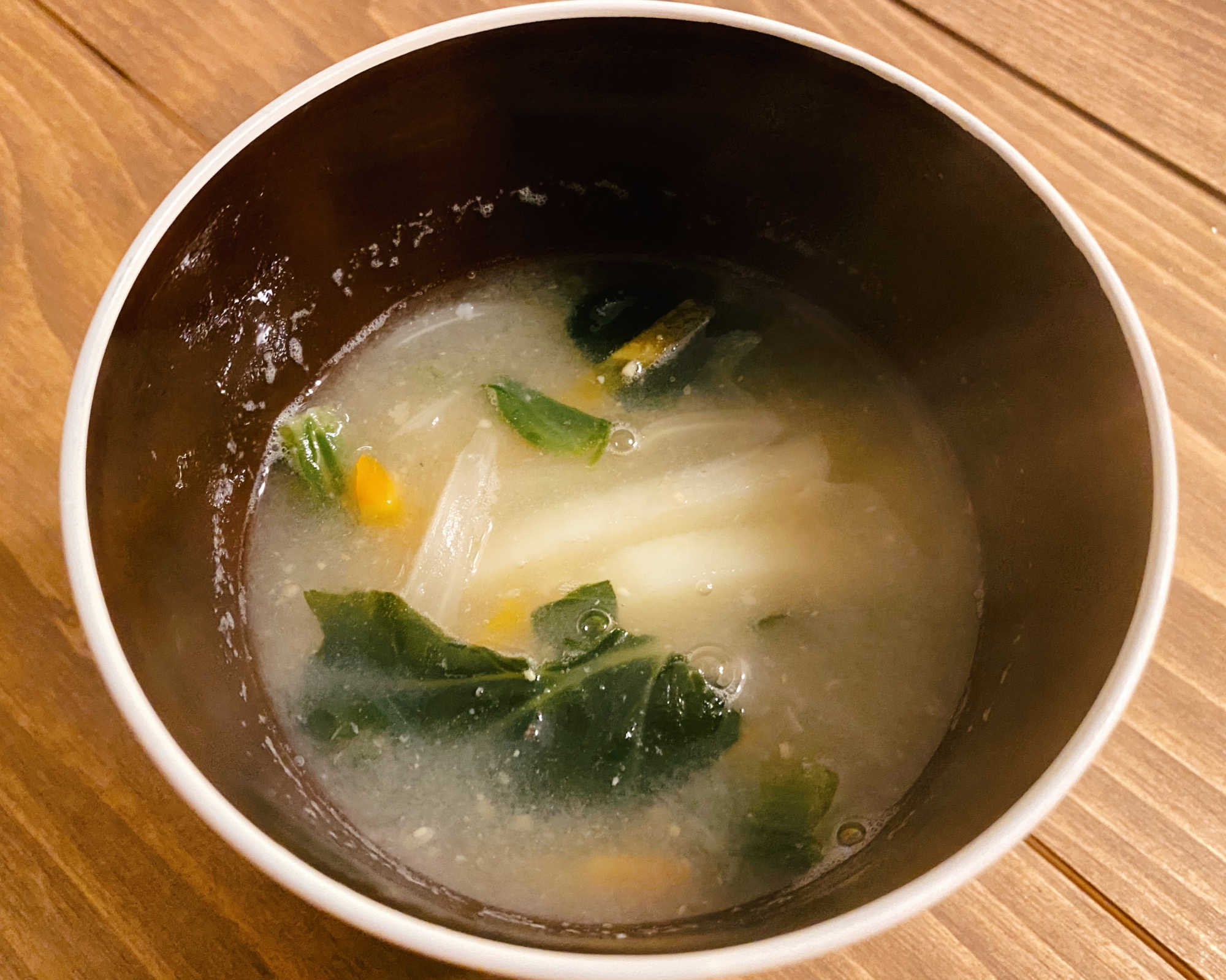 ほうれん草の味噌汁