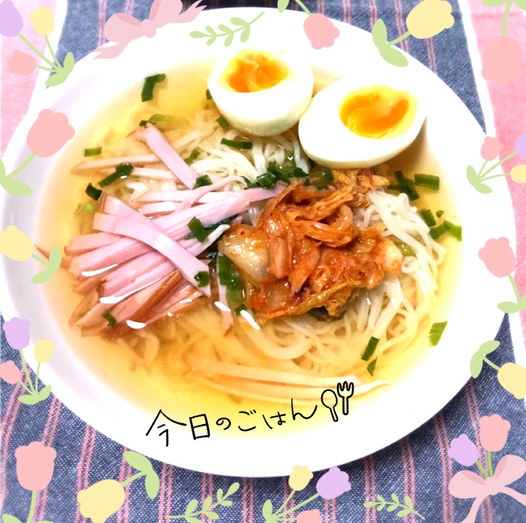 暑い日にぴったり韓国冷麺♪