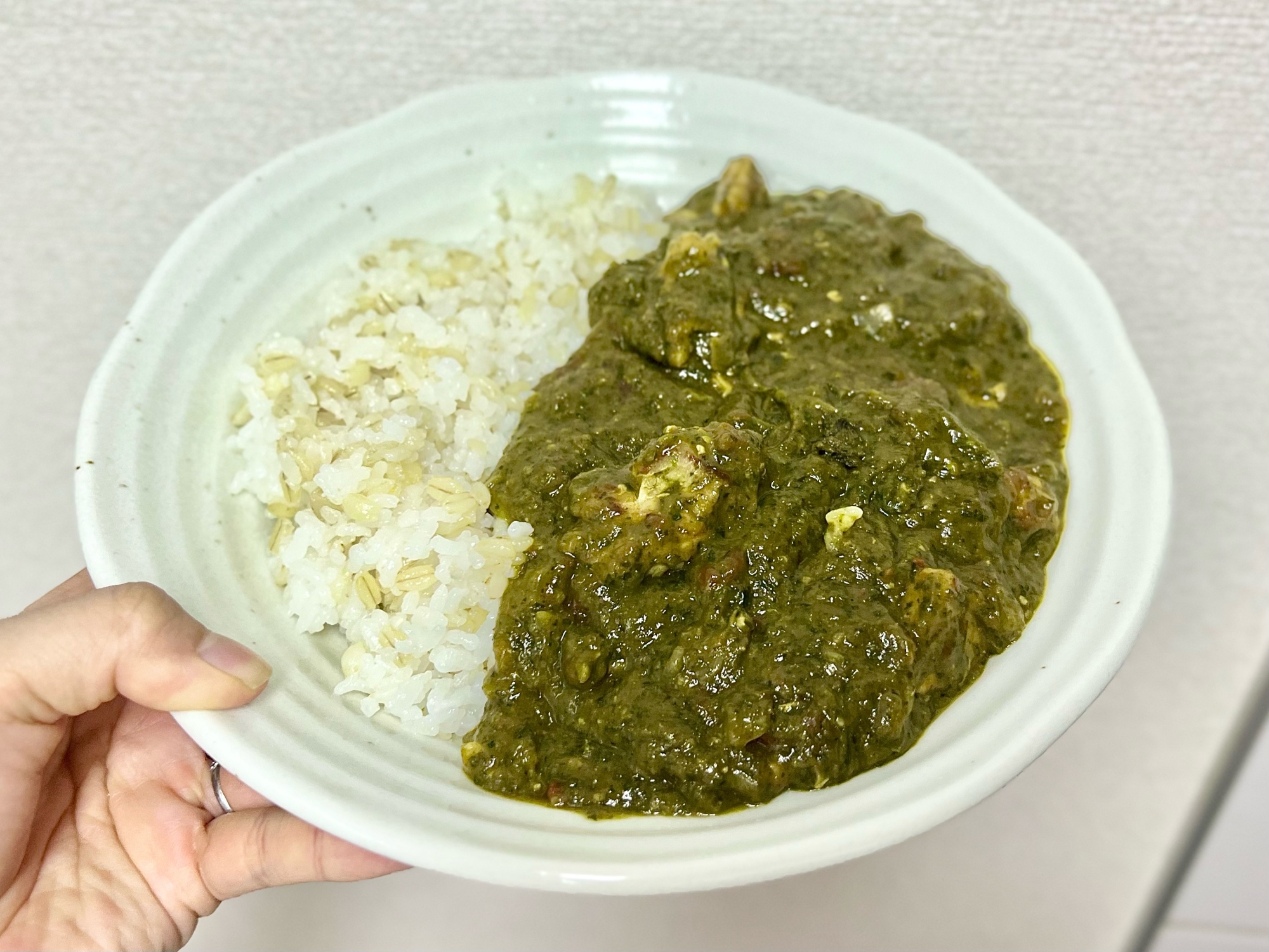 【ちょっぴり本格】ほうれん草チキンカレー