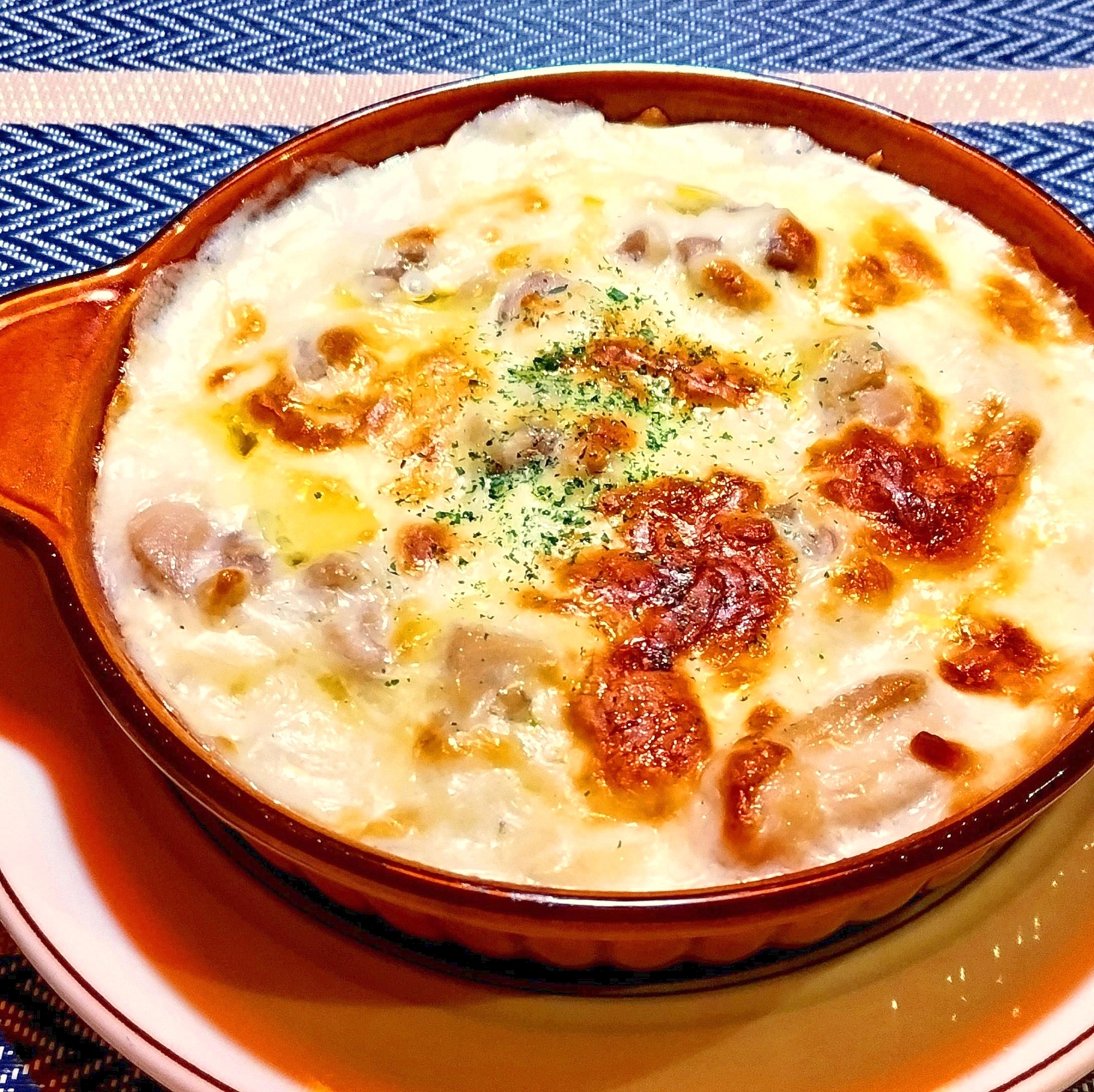 チキンのマカロニグラタン