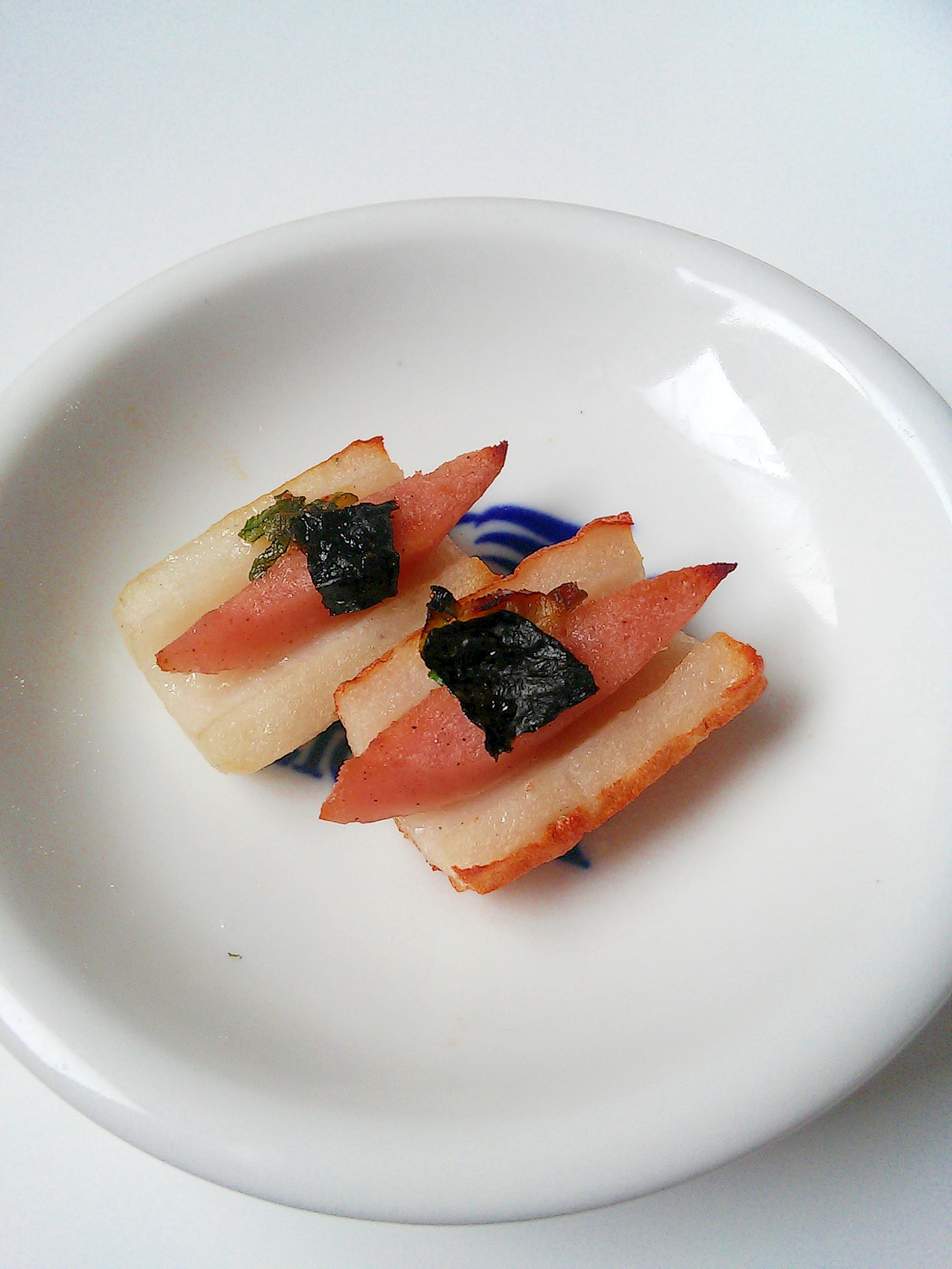 魚肉ソーセージとちくわのおつまみ焼き☆マヨネーズ味