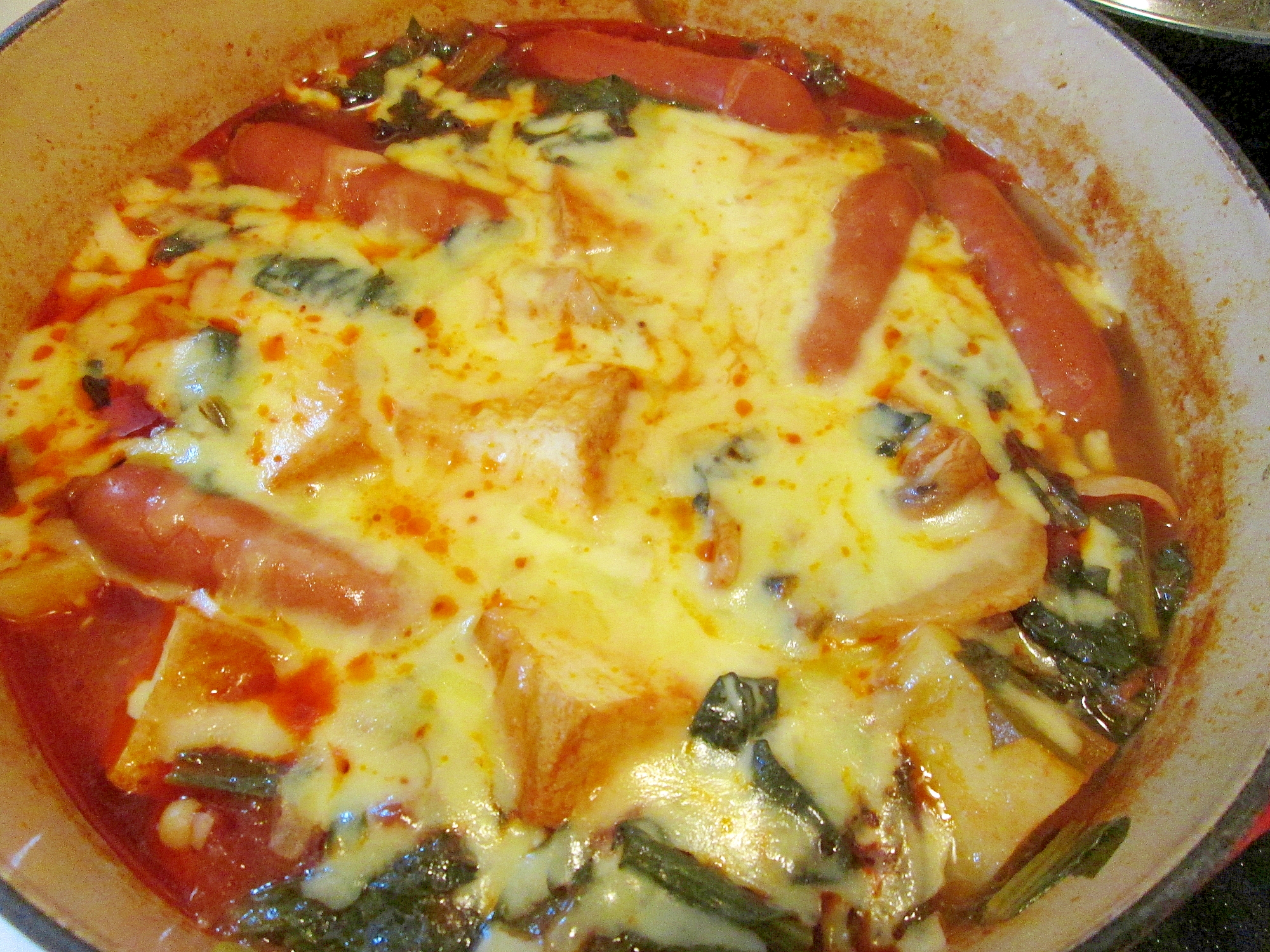 トマトチーズ鍋