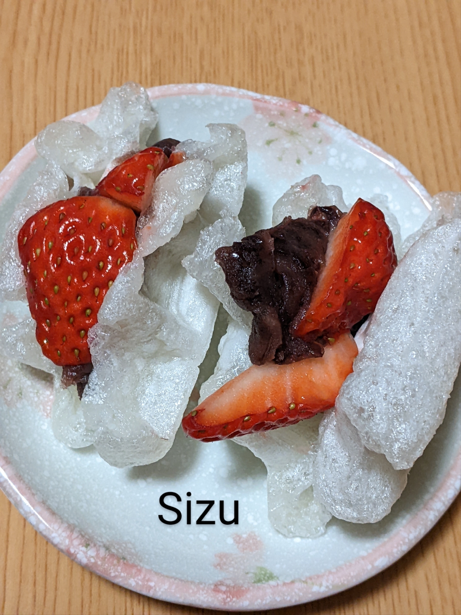 苺あんこのモッフル