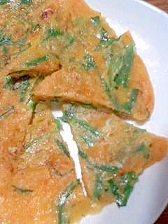 たこ焼き粉でチヂミ