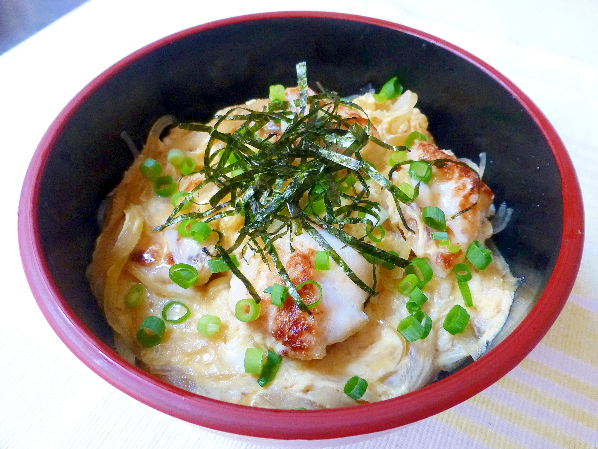 鱈の玉子とじ丼