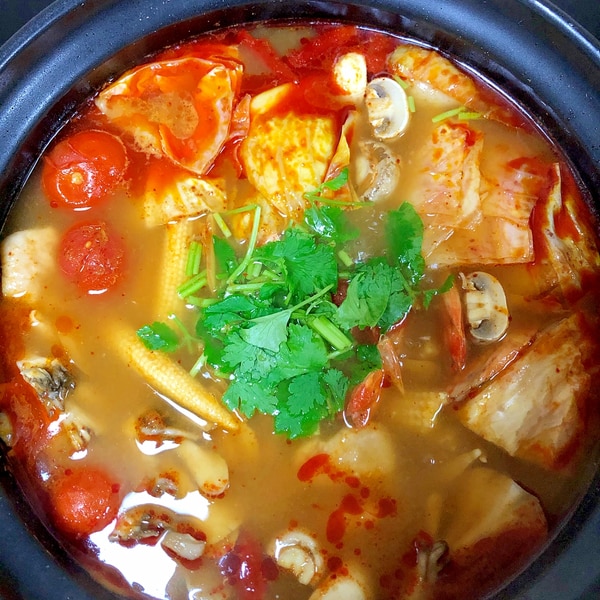 本番タイの味 身体が温まるトムヤムクン鍋 レシピ 作り方 By すなち 楽天レシピ 本番タイの味 身体が温まるトムヤムクン鍋 レシピ 作り方 By すなち 楽天レシピ