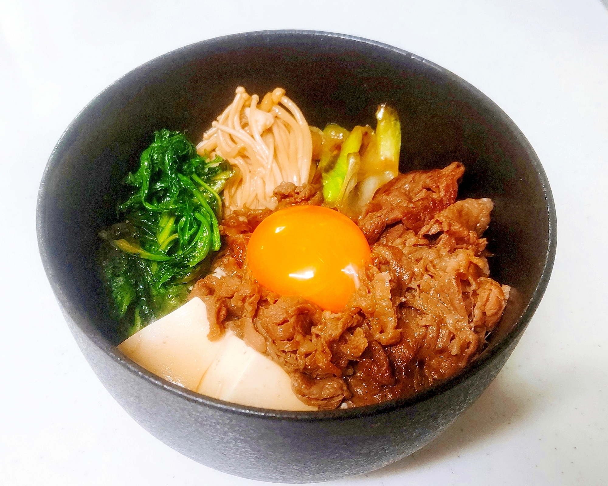 【フライパンで作る】すき焼き丼