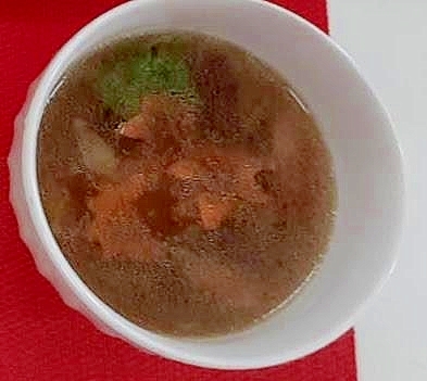 にんじんのコンソメスープ
