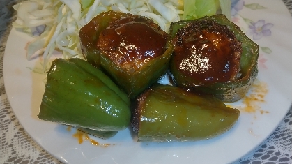 ひとくちピーマンの肉詰め