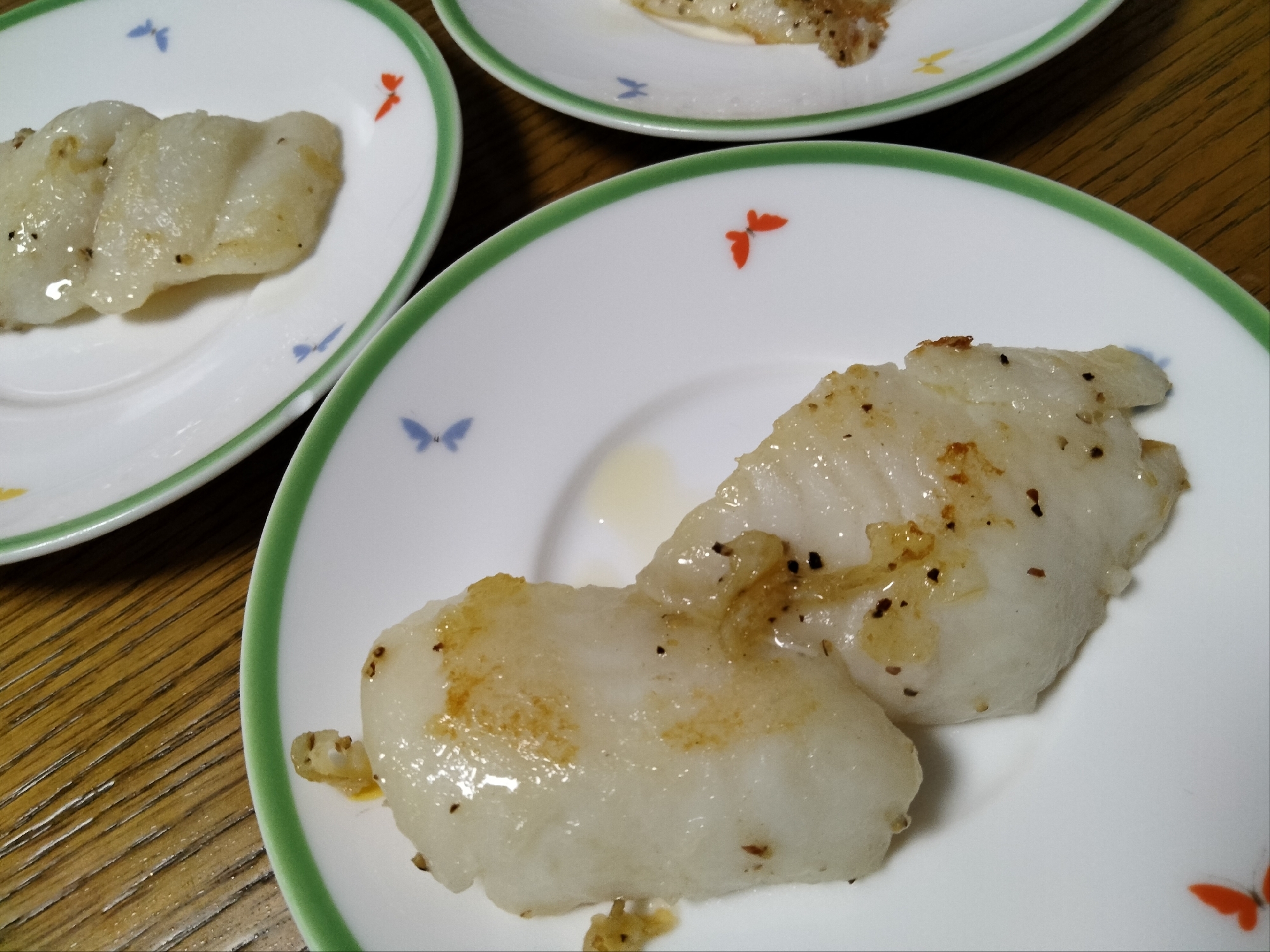 バター香る❀白身魚のムニエル