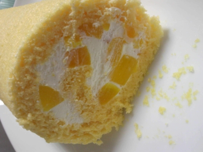 ロールケーキさん♪