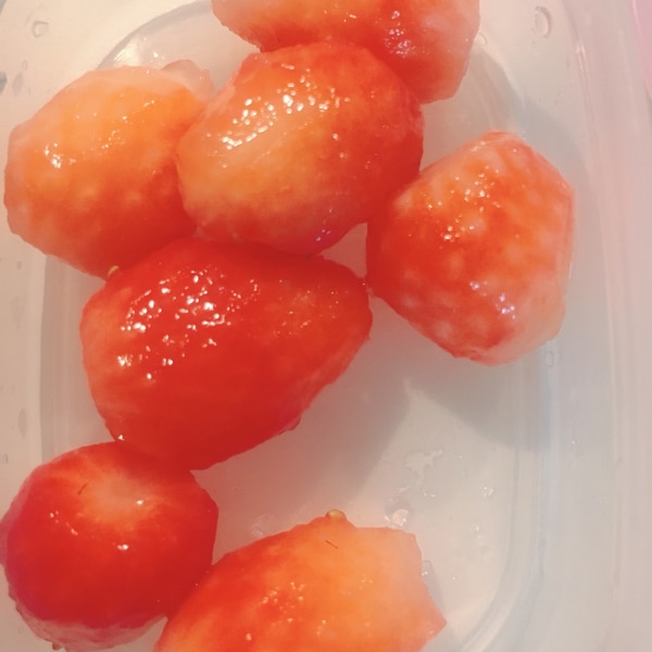 離乳食 いちご 種の除き方 レシピ 作り方 By ミンリンゴ 楽天レシピ 離乳食 いちご 種の除き方 レシピ 作り方 By ミンリンゴ 楽天レシピ