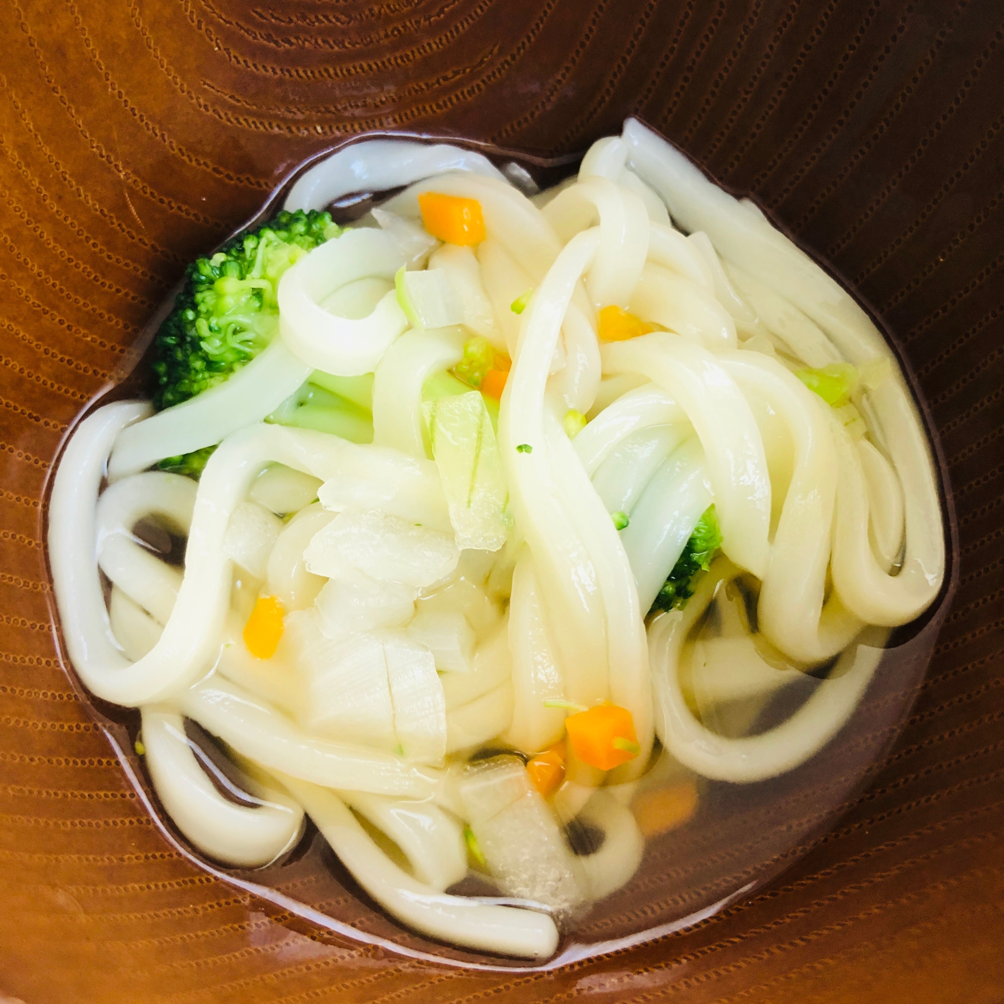 野菜スープ出汁のおうどん