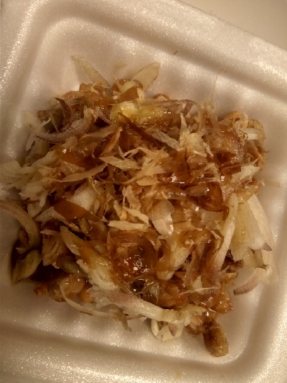 おかかとみょうがの納豆