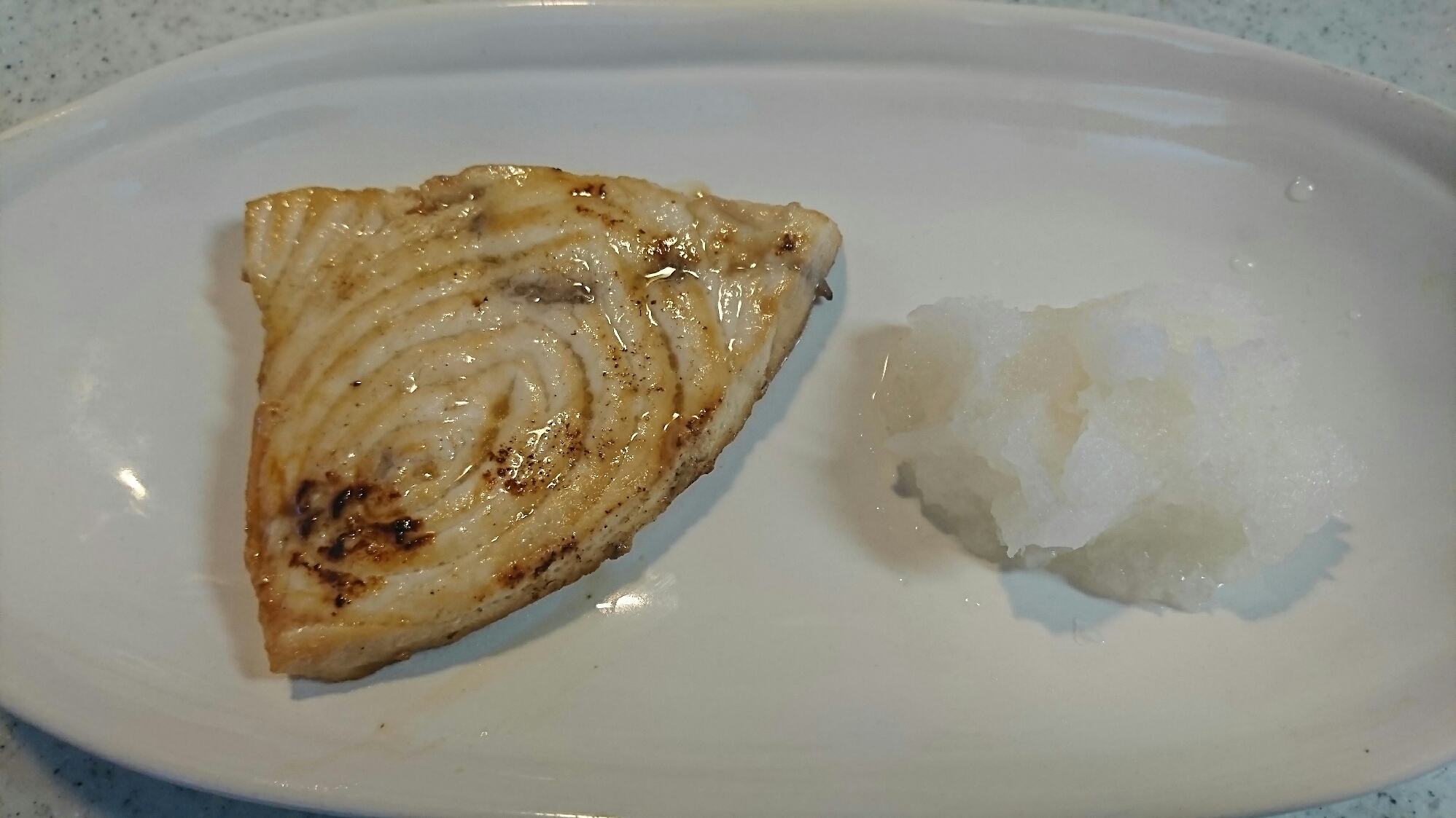 カジキマグロの照り焼き