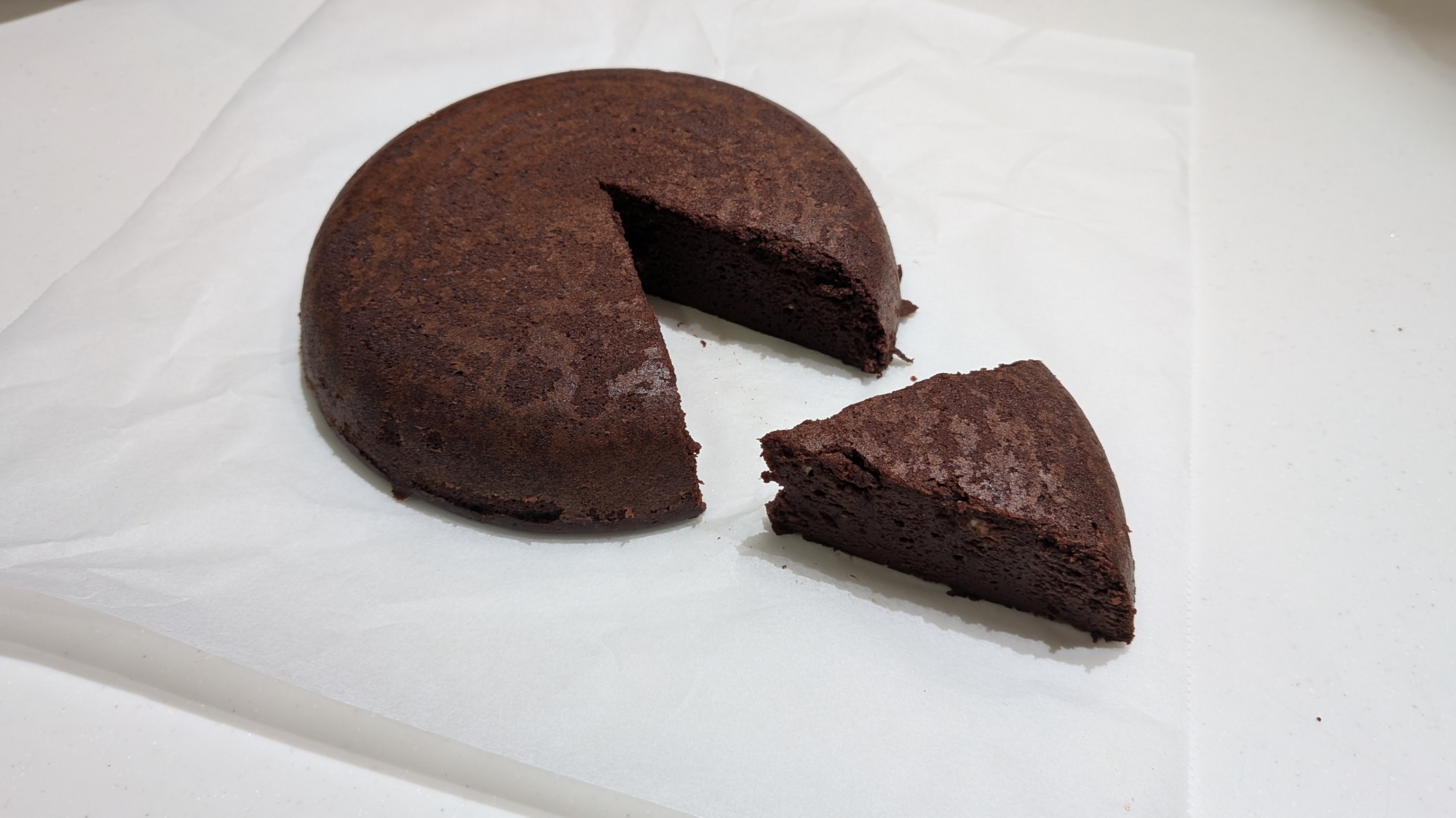 炊飯器で簡単♪チョコブランデーケーキ