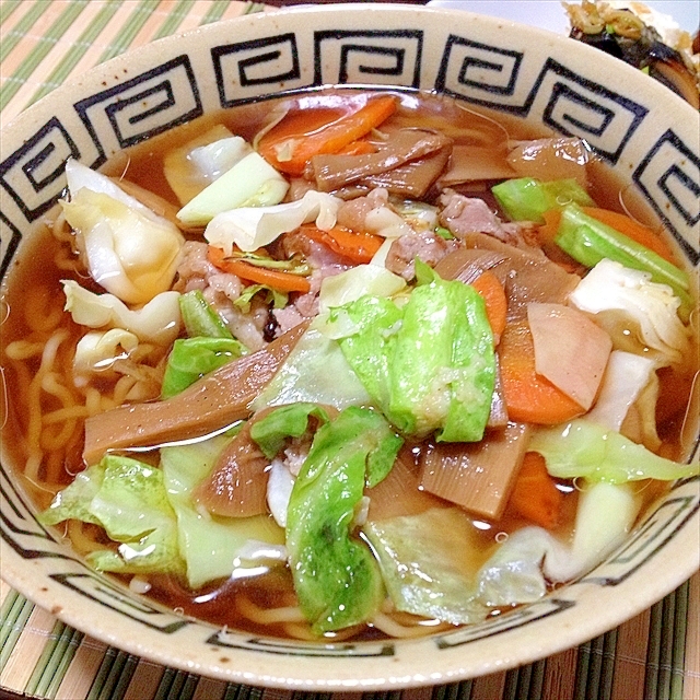 ちょっとの豚でもメンマ使いで具だくさん醤油ラーメン レシピ 作り方 By Johnny Bean 楽天レシピ