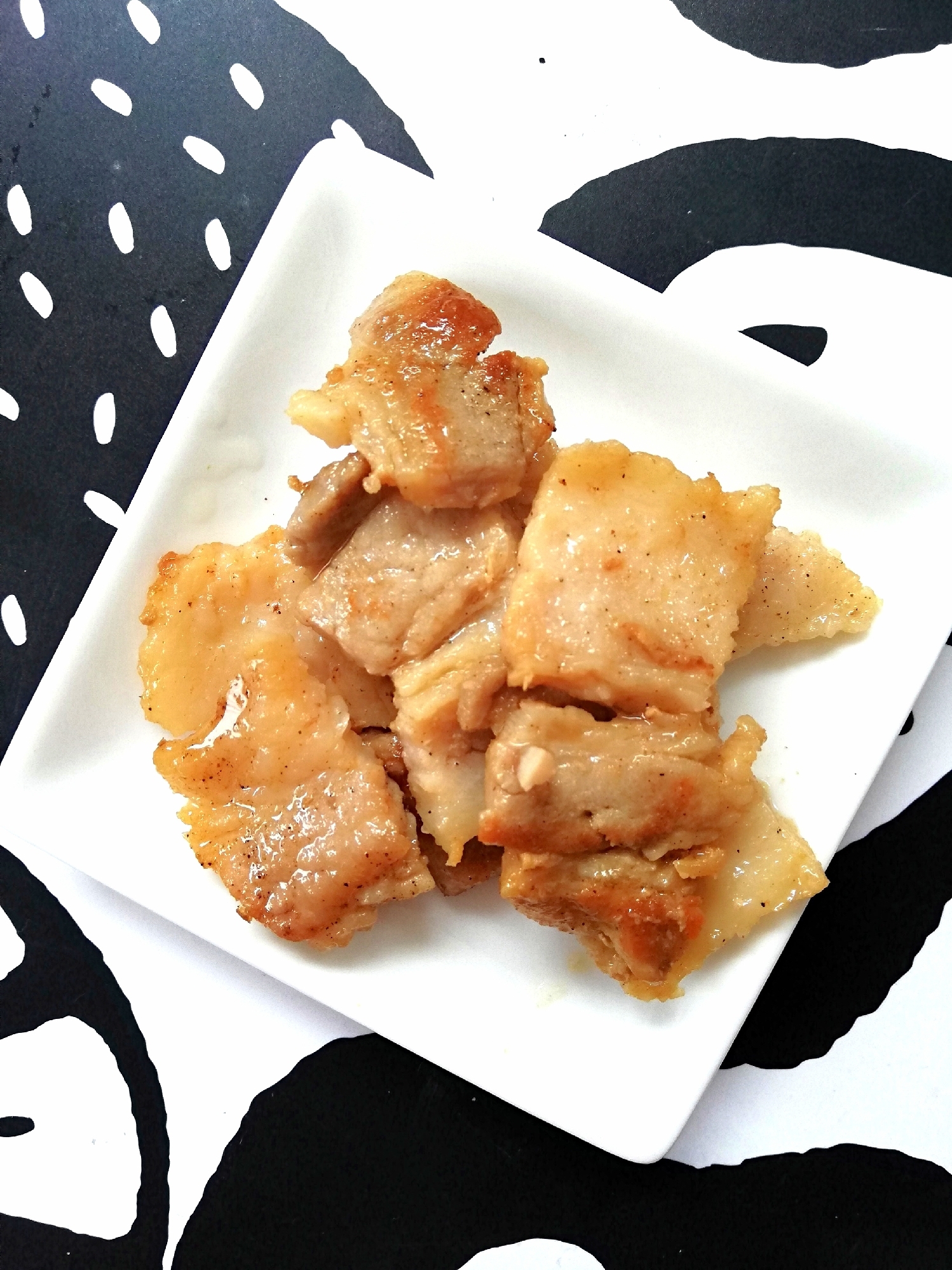 シンプル！豚バラ塩コショウ焼き