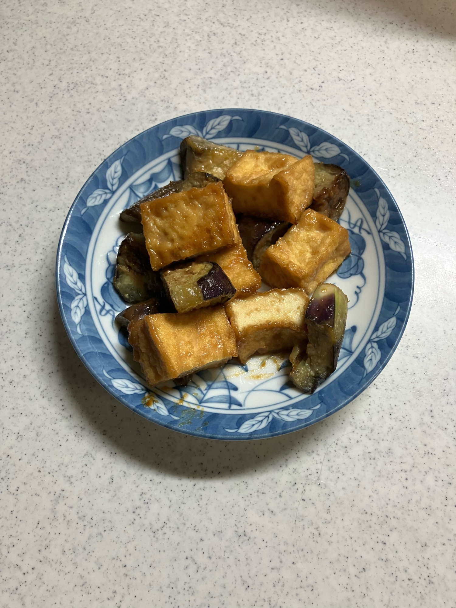 なすと厚揚げ炒め
