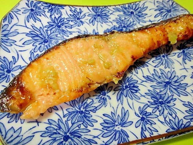 鮭の塩麹わさび焼き レシピ・作り方 by mint✩（返レポお休み中