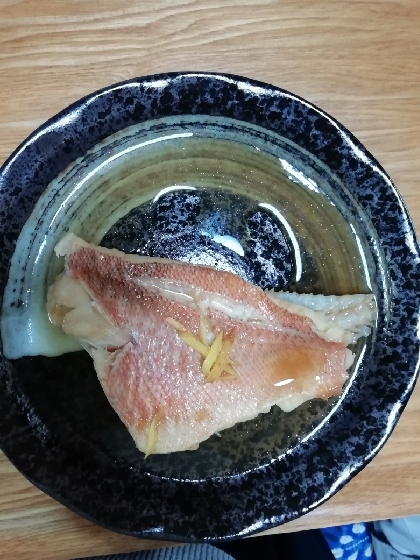 フライパンで✨赤魚煮付け