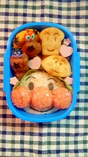 キャラ弁 ぷっくりほっぺのアンパンマン レシピ 作り方 By Sirahoshi 楽天レシピ