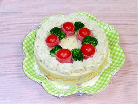 ポテトサラダでデコレーションケーキ レシピ 作り方 By Orisepon 楽天レシピ