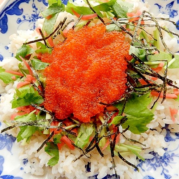 ４分！？お寿司より簡単❤トビッコの丼♪