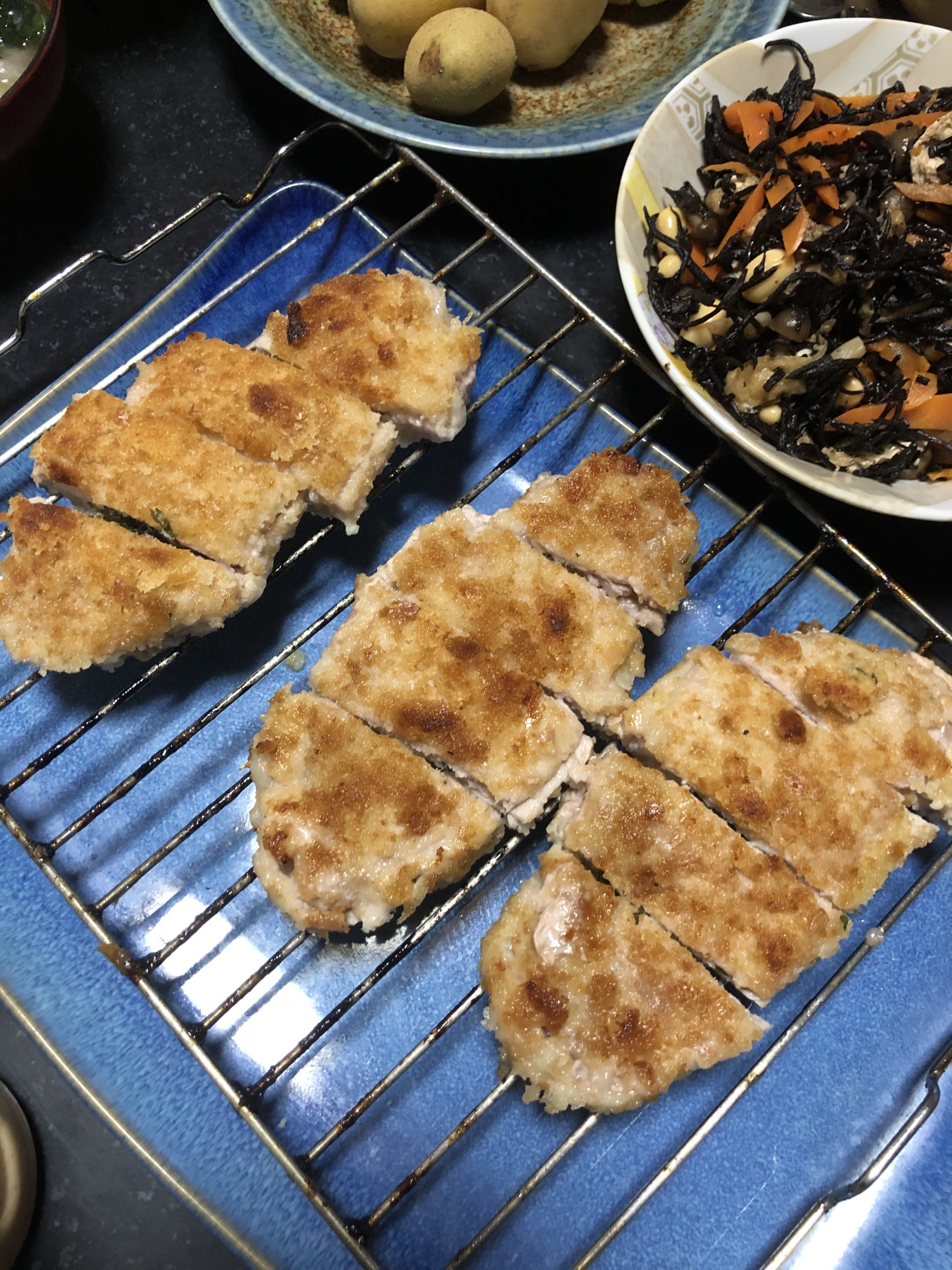 揚げ焼きで☆ミルフィーユカツ